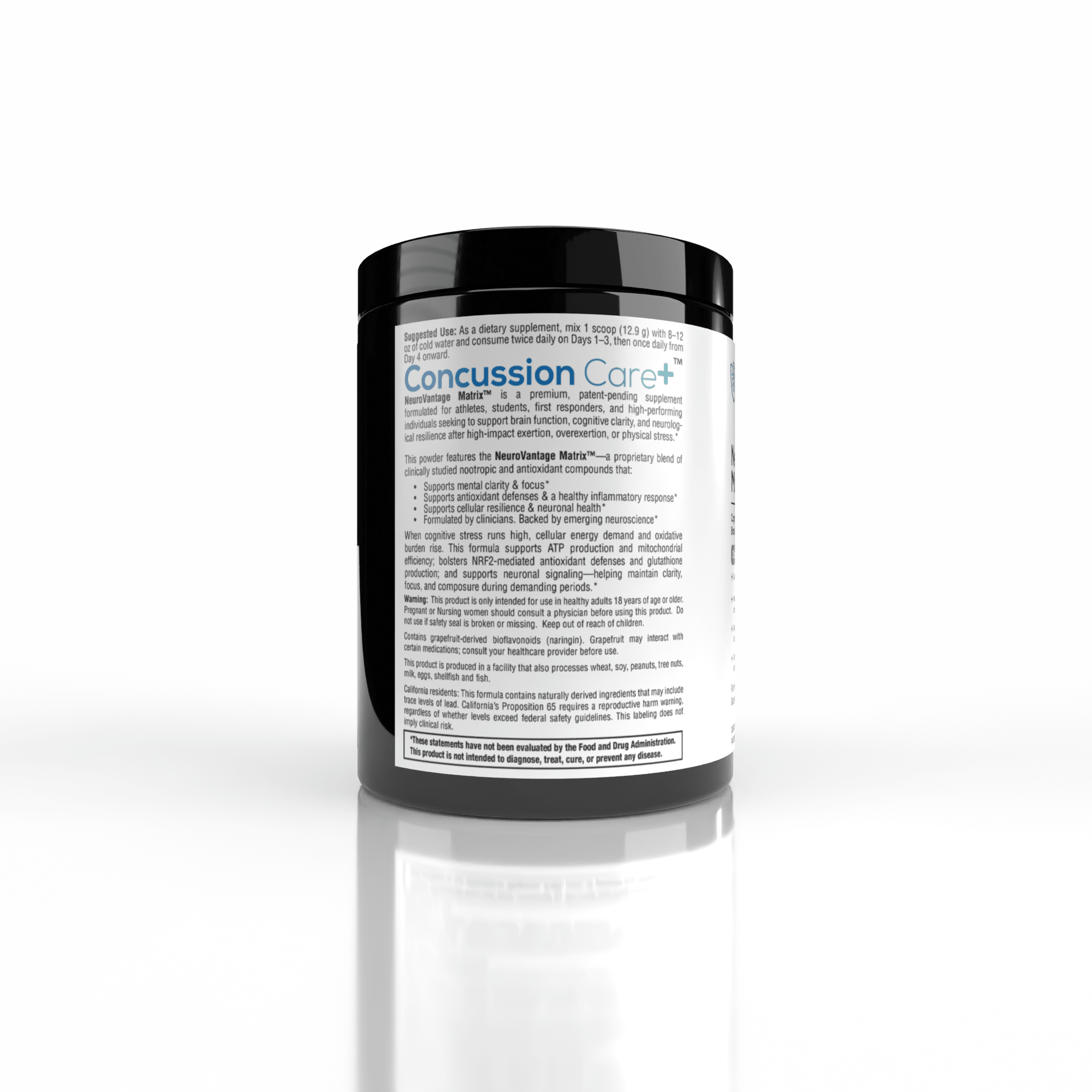 ConcussionCare+ Cognitive Recovery Support.