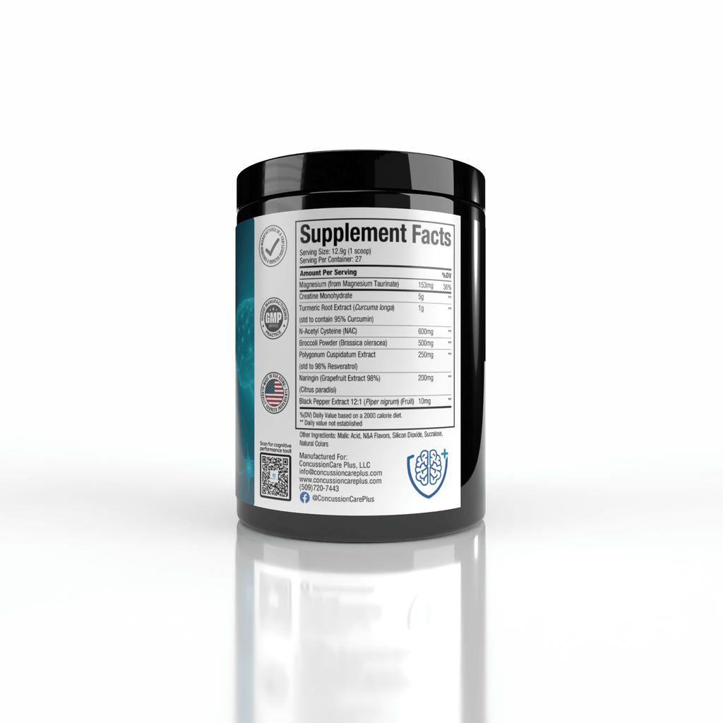 ConcussionCare+ Cognitive Recovery Support.